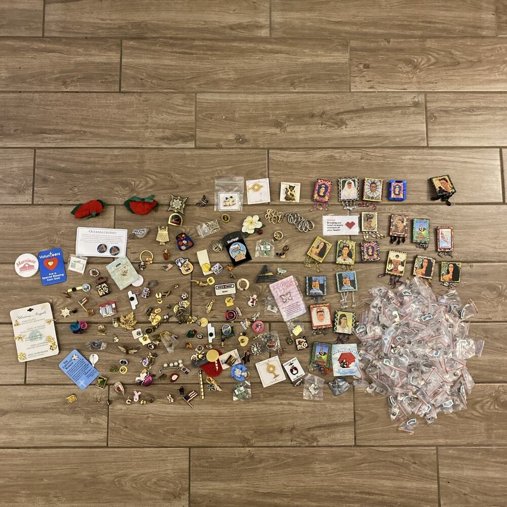 Lot of Brooch, Mixed Pins, Colorful Assorted Designs